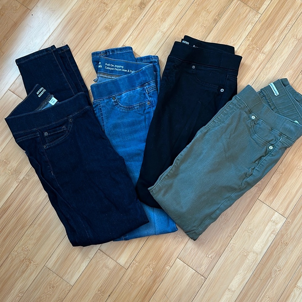 Amazon Pull-On Jegging bundle - size 6 long